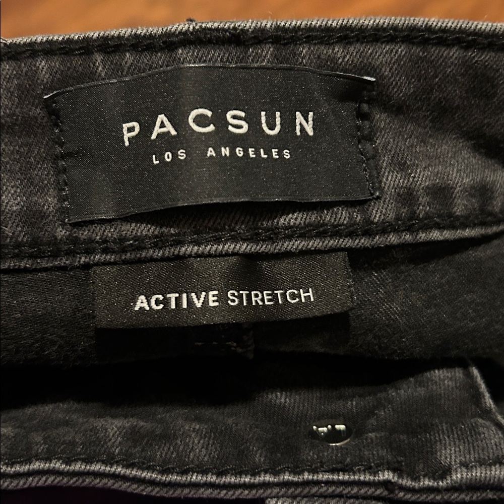 PacSun Charcoal Active Stretch Denim